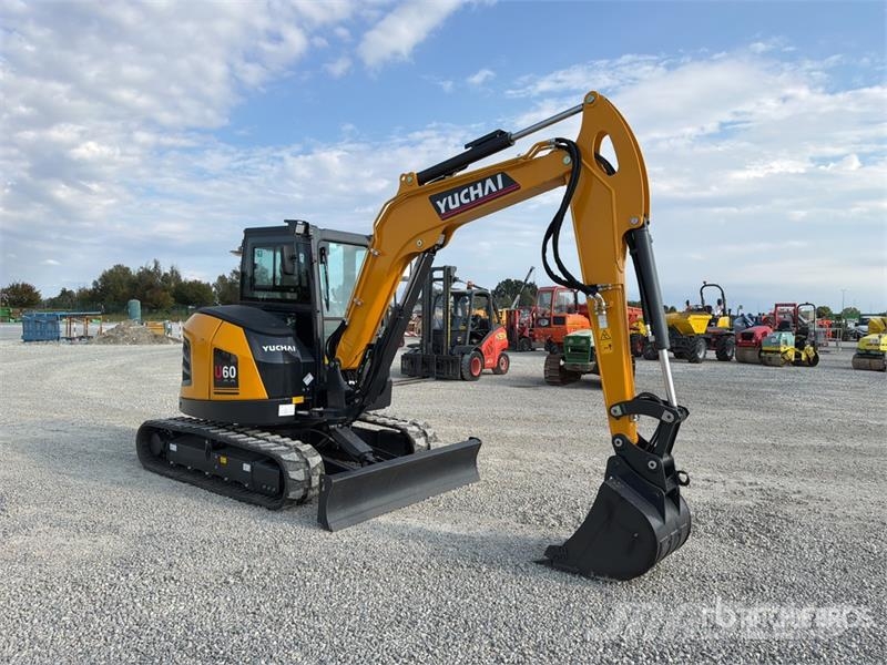 Yuchai U60 Mini Excavator (Unused) حفارات صغيرة أقل من 7 طن (حفارات صغيرة)