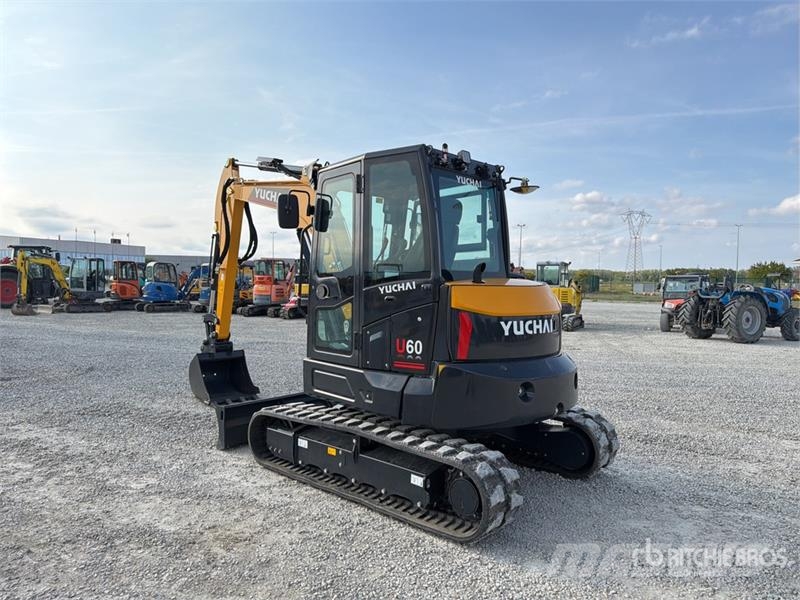 Yuchai U60 Mini Excavator (Unused) حفارات صغيرة أقل من 7 طن (حفارات صغيرة)