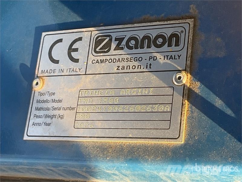 Zanon TMO1500 Shredder (Unused) آلات تمزيق المخلفات