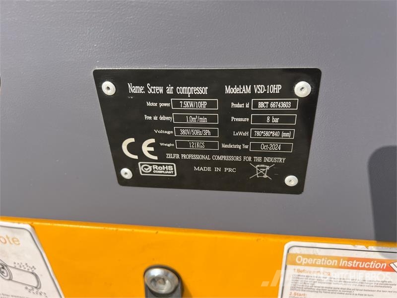 Zelfir AM VDS 10 HP 8 BAR VOLT 380 Air Compressor Kompressoren