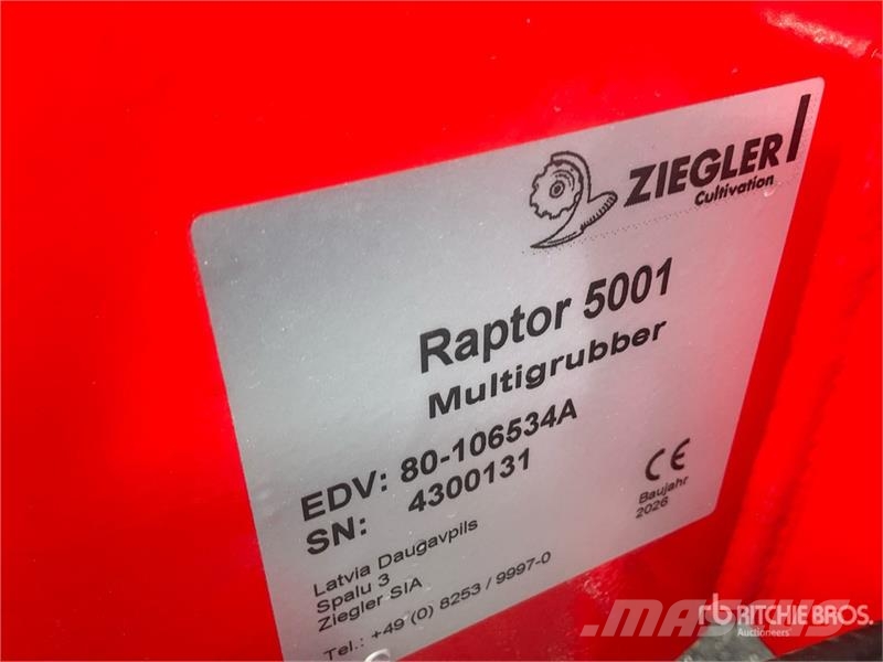 Ziegler Raptor Pro 5001 Cultivator (Unused) Kultivatori