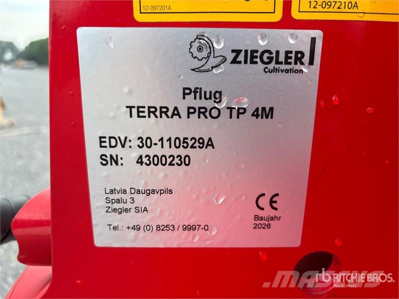 Ziegler Terra Pro TP 4M Reversible Plow (Unused) Pługi obrotowe