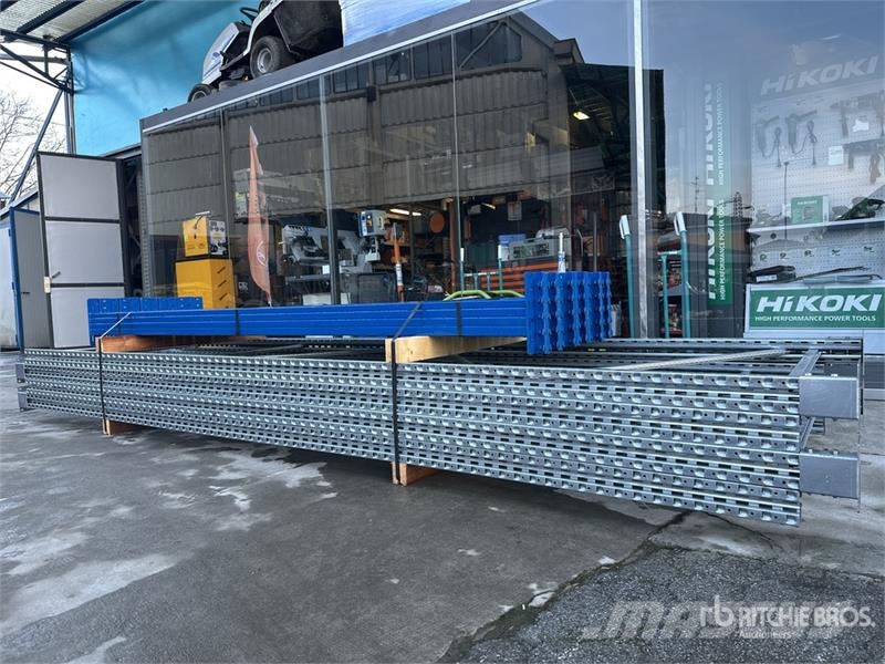  Zinc Heavy-Duty Pallet Scaffolding With Blue Beams Sonstige Baumaschinen