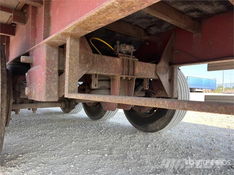 Zorzi 37S136EBA Tri/A Flatbed Trailer Бордови
