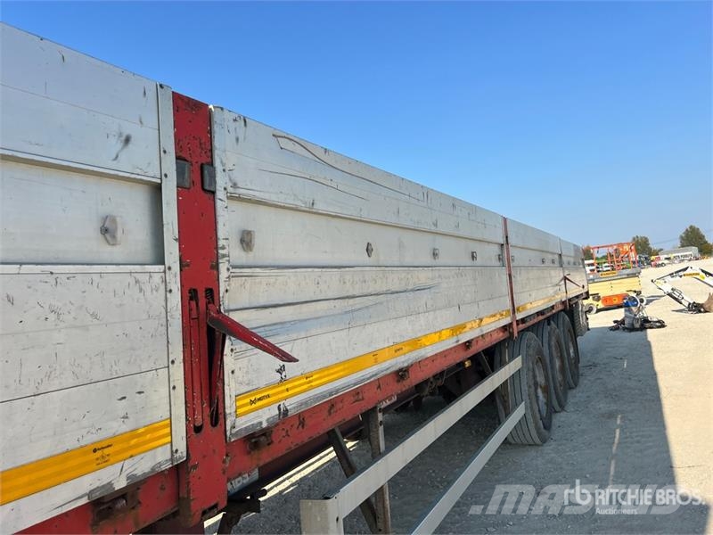 Zorzi 37S136EBA Tri/A Flatbed Trailer Бордови