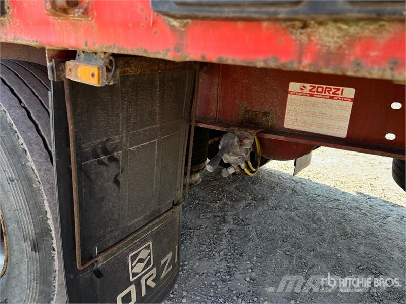 Zorzi 37S136EBA Tri/A Flatbed Trailer Бордови
