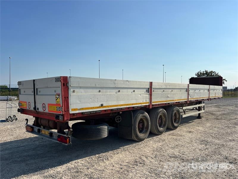 Zorzi 37S136EBA Tri/A Flatbed Trailer Бордови