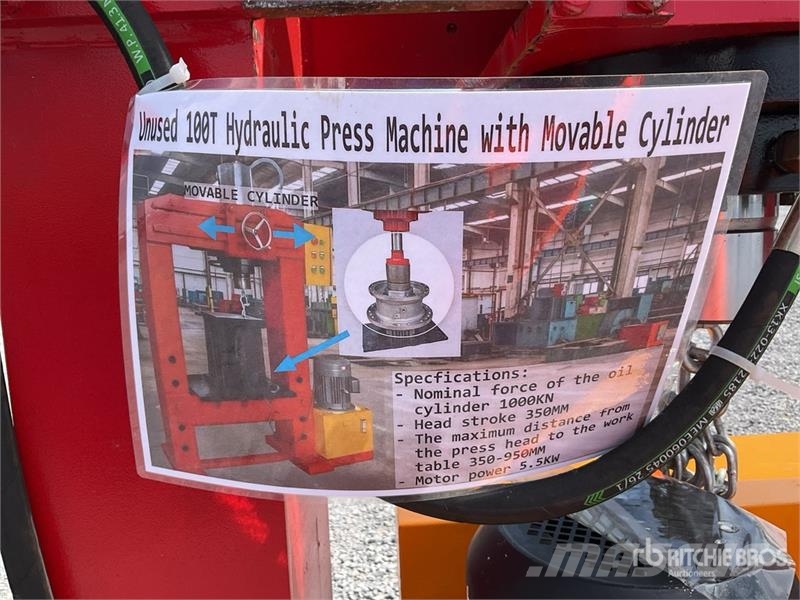 100 Ton Prensa Hidraulica (Sin Usar) / Hydraulic S Drugi deli