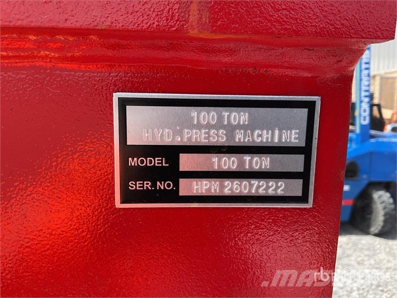 100 Ton Prensa Hidraulica (Sin Usar) / Hydraulic S Drugi deli