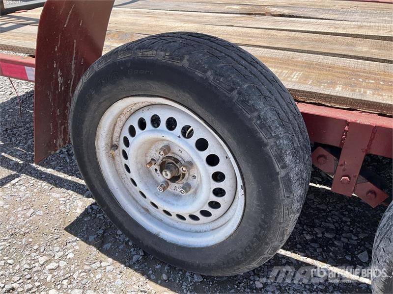 16 ft T/A Remolque / Equipment Trailer Rimorchio per il trasporto di veicoli
