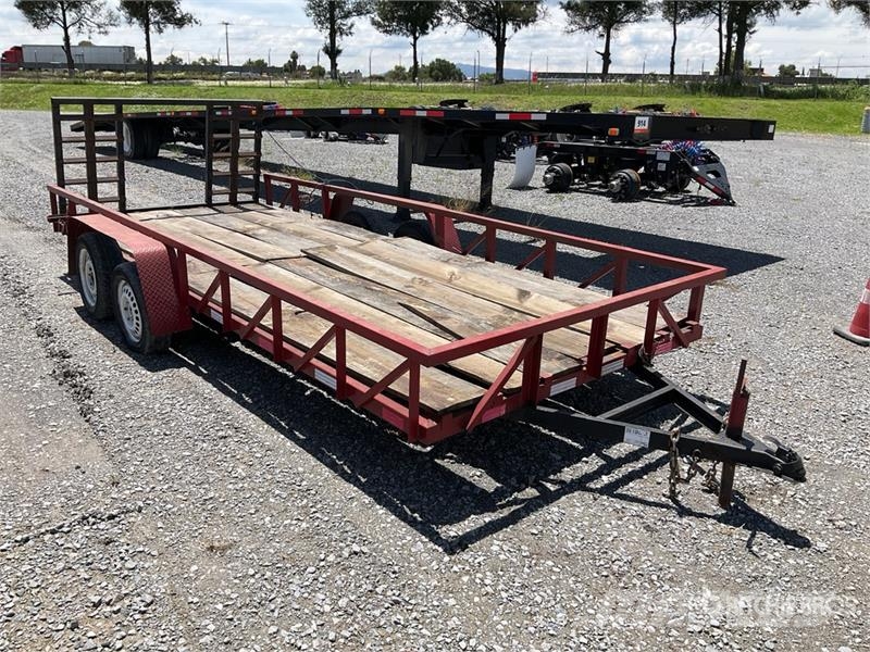 16 ft T/A Remolque / Equipment Trailer Rimorchio per il trasporto di veicoli