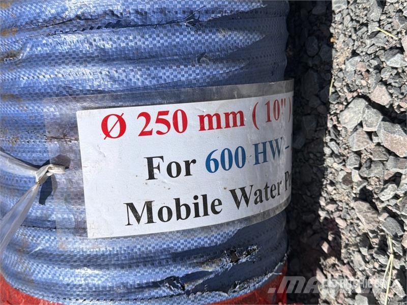 600HW 10" Mobile water pump with piping Trailer-Mo Vodní čerpadla