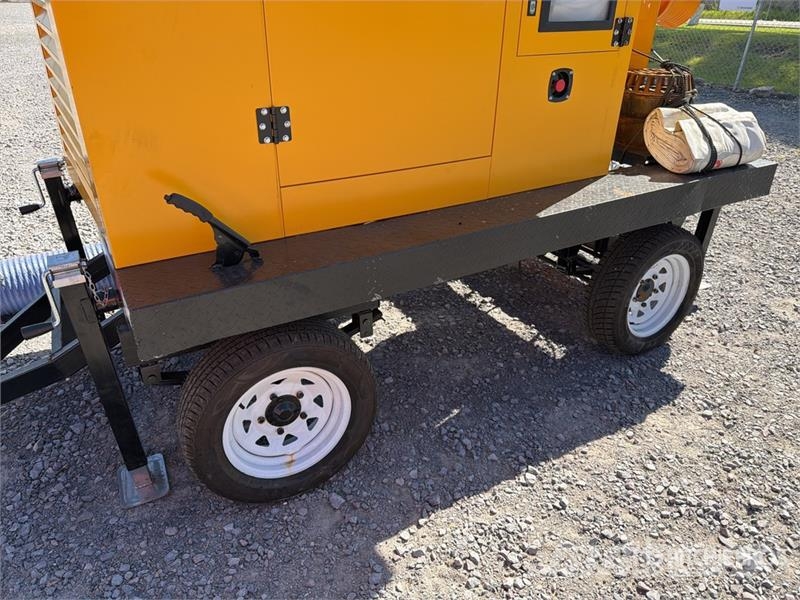 600HW 10" Mobile water pump with piping Trailer-Mo Vodní čerpadla