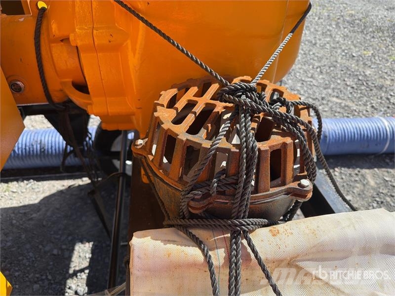 600HW 10" Mobile water pump with piping Trailer-Mo Vodní čerpadla