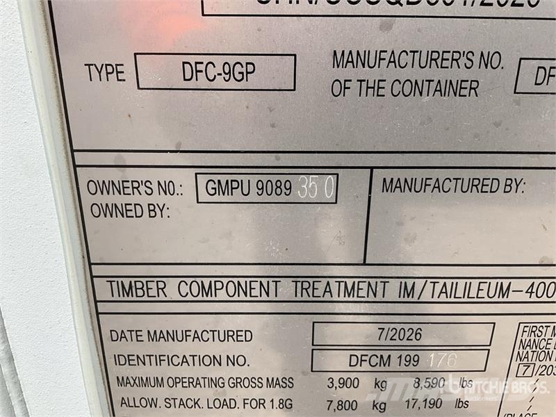 9 ft Storage Container 儲存用貨櫃