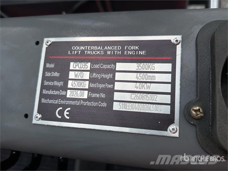  Aipha CPCD35 7700 lb Pneumatic Tire Montacargas (S Другие складские механизмы