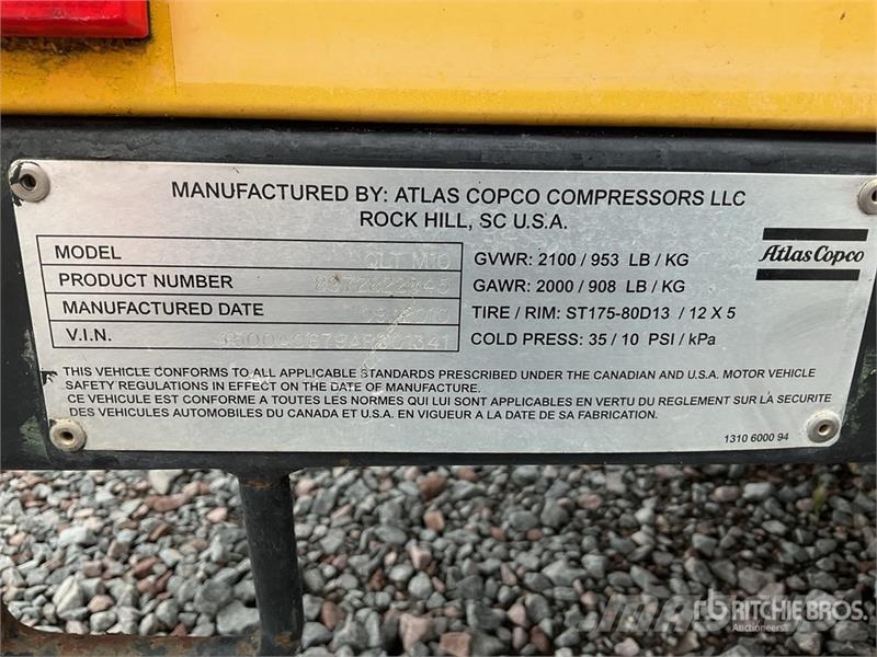 Atlas Copco QLT M10 6 kVA Torre de Iluminacion / Light Tower ( Tour d'éclairage