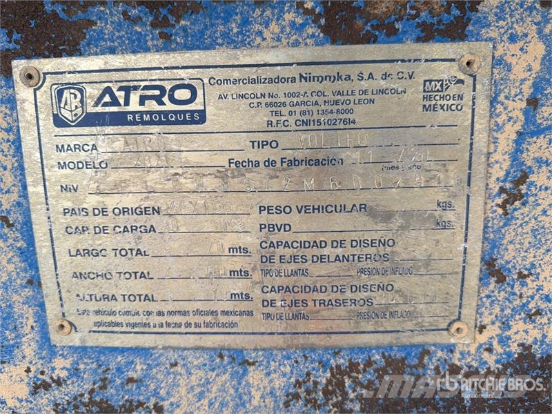  Atro 28 ft Tri/A Semirremolque de Volteo / End Dum Kiper prikolice