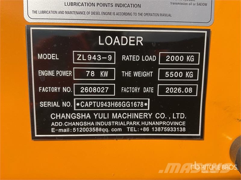 Captur ZL943-9 Cargador sobre Neumaticos (Sin Usar Radlader