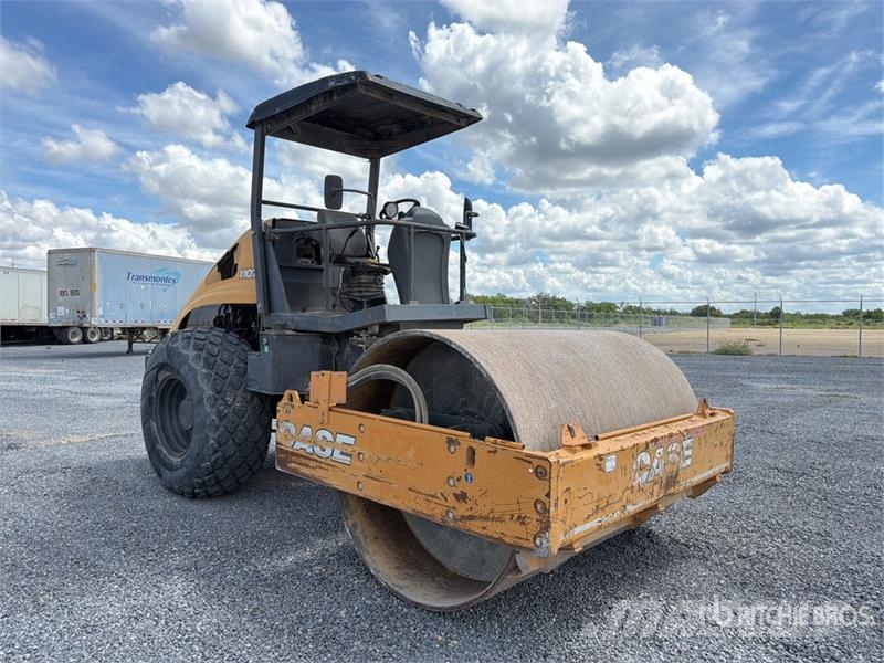 CASE 1107EX Rodillo / Smooth Drum Compactor Ühe trumliga rullid