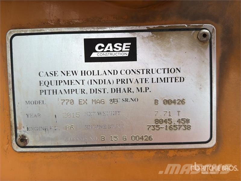 CASE 770EX MAG SS 4x4 Retroexcavadora / Backhoe Loader لوادر ذات جرافات عكسية