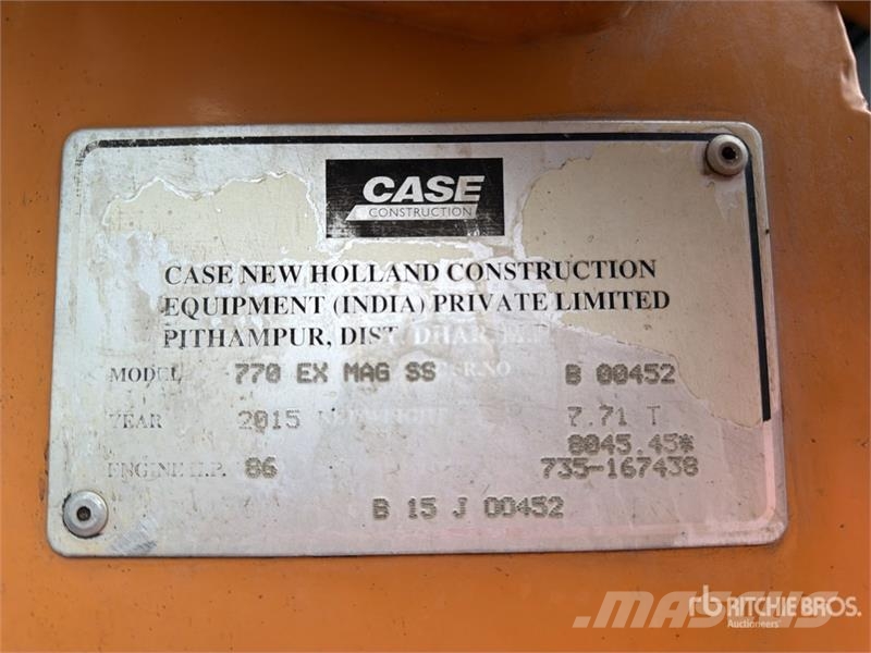 CASE 770EX MAG SS 4x4 Retroexcavadora / Backhoe Loader Retrocargadoras