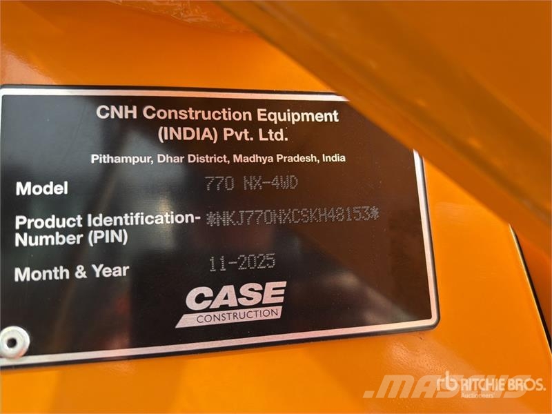 CASE 770NX 4x4 Retroexcavadora (Sin Usar) / Backhoe Loa Tractopelle