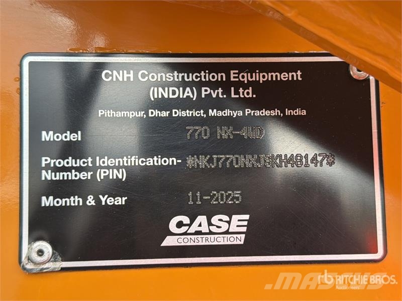 CASE 770NX 4x4 Retroexcavadora (Sin Usar) / Backhoe Loa لوادر ذات جرافات عكسية