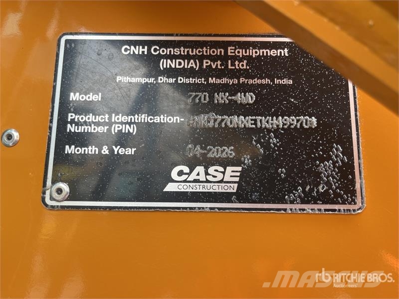 CASE 770NX 4x4 Retroexcavadora (Sin Usar) / Backhoe Loa لوادر ذات جرافات عكسية