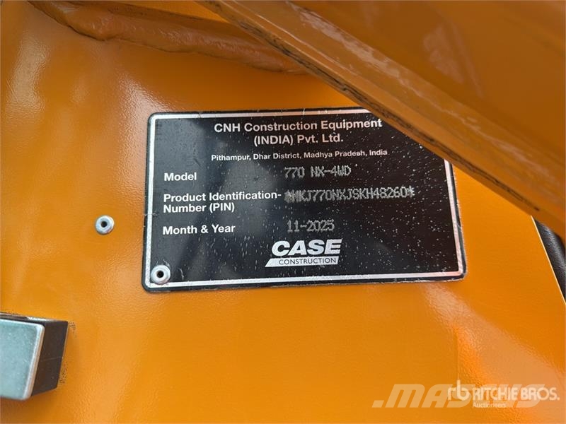 CASE 770NX 4x4 Retroexcavadora (Sin Usar) / Backhoe Loa Retrocargadoras