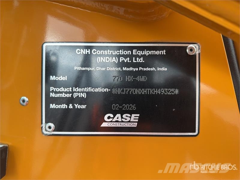 CASE 770NX 4x4 Retroexcavadora (Sin Usar) / Backhoe Loa لوادر ذات جرافات عكسية