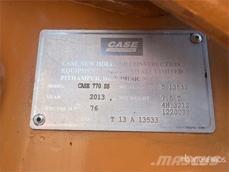 CASE 770SS Retroexcavadora / Backhoe Loader Ekskavaatorlaadurid