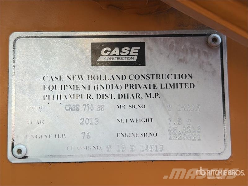CASE 770SS Retroexcavadora / Backhoe Loader Kazıcı yükleyiciler - beko loder