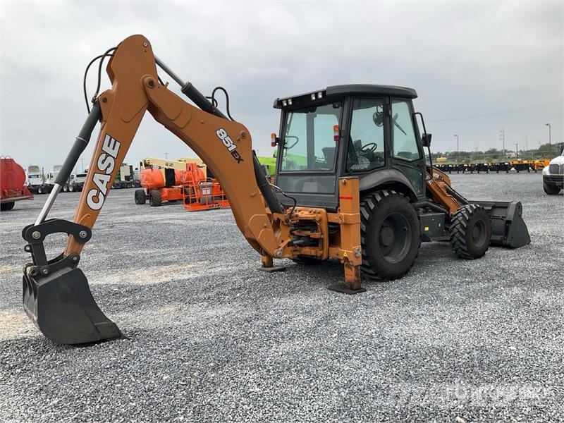 CASE 851EX-SS 4x4 Retroexcavadora / Backhoe Loader Rovokopači