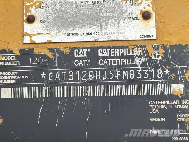 CAT 120 H Motoconformadora / Motor Grader Grejderi
