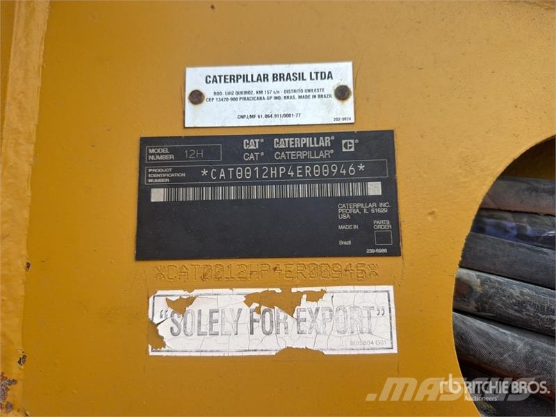 CAT 12H Motoconformadora / Motor Grader Niveladoras