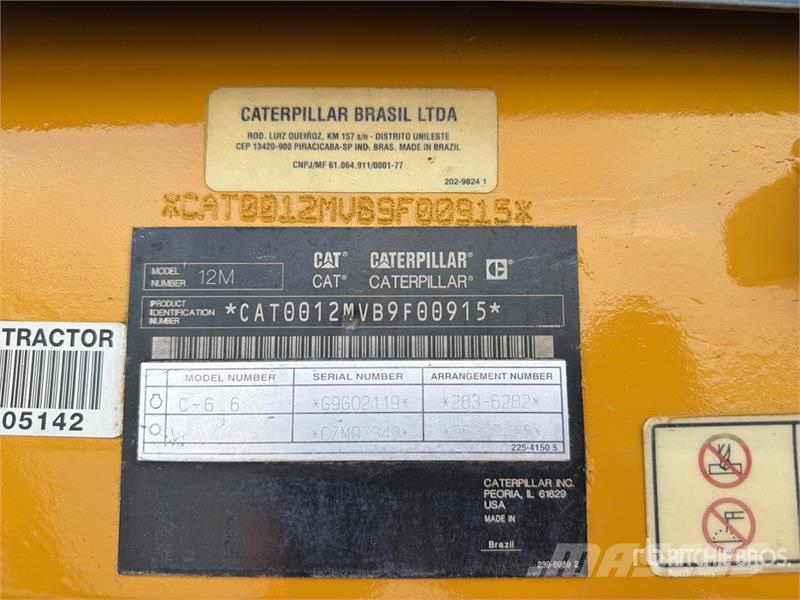 CAT 12M Motoconformadora / Motor Grader Graders