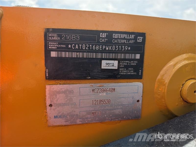 CAT 216B3 Kompaktrakodók