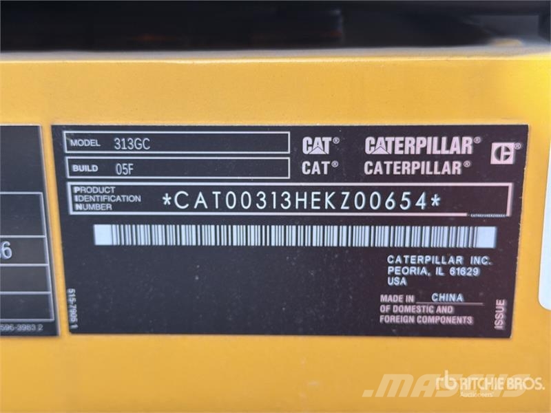 CAT 313GC Excavadora Hidraulica (Sin Usar) / Tracked E Bageri gusjeničari