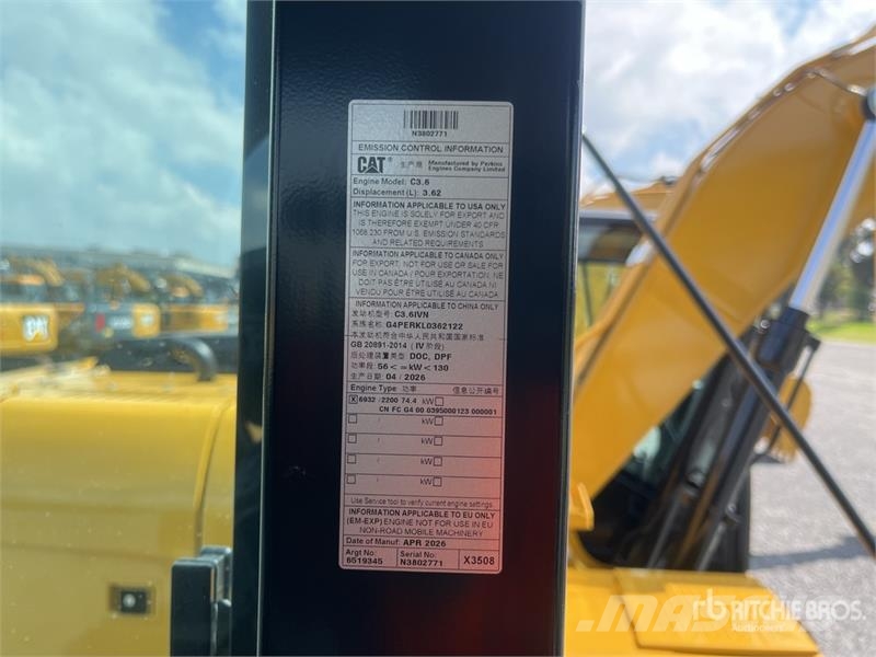 CAT 313GC Excavadora Hidraulica (Sin Usar) / Tracked E Escavadeiras de esteiras