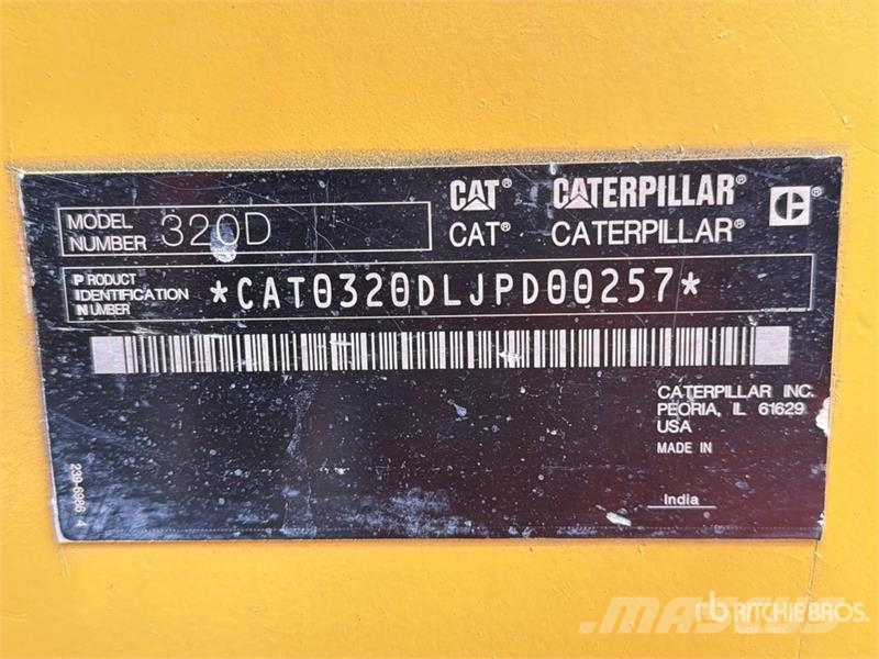 CAT 320D Excavadora Hidraulica / Tracked Excavator Excavadoras sobre orugas