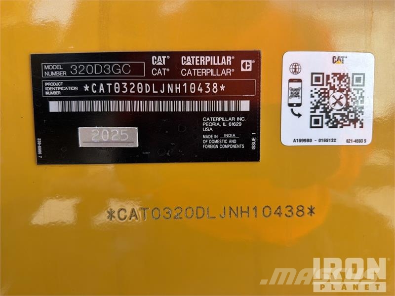 CAT 320D3GC Excavadora Hidraulica (Sin Usar) / Tracked Roomikekskavaatorid