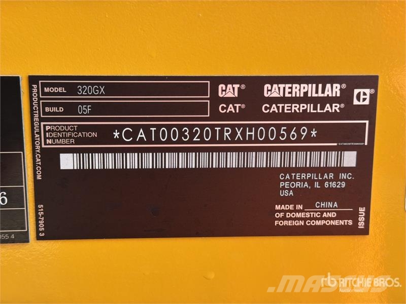 CAT 320GX Tracked Excavator (Unused) Excavadoras sobre orugas