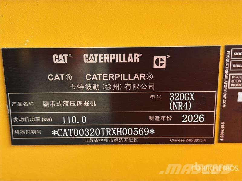 CAT 320GX Tracked Excavator (Unused) Excavadoras sobre orugas
