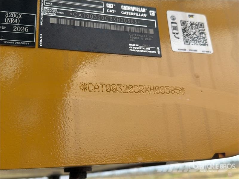 CAT 320GX Tracked Excavator (Unused) Lánctalpas kotrók