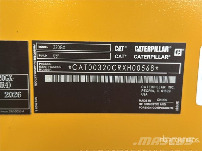CAT 320GX Tracked Excavator (Unused) Excavadoras sobre orugas