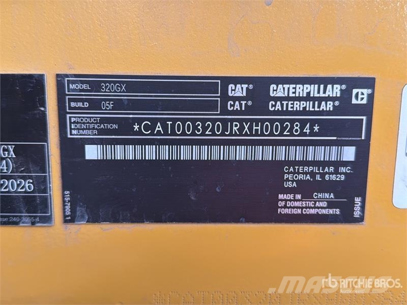 CAT 320GX Tracked Excavator (Unused) Bageri guseničari