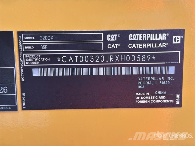 CAT 320GX Tracked Excavator (Unused) Excavadoras sobre orugas