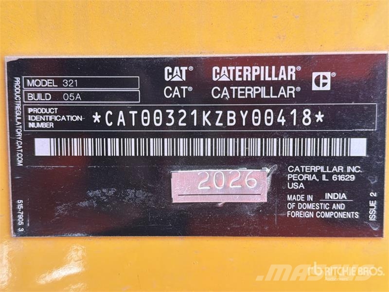 CAT 321 Tracked Excavator (Unused) Excavadoras sobre orugas