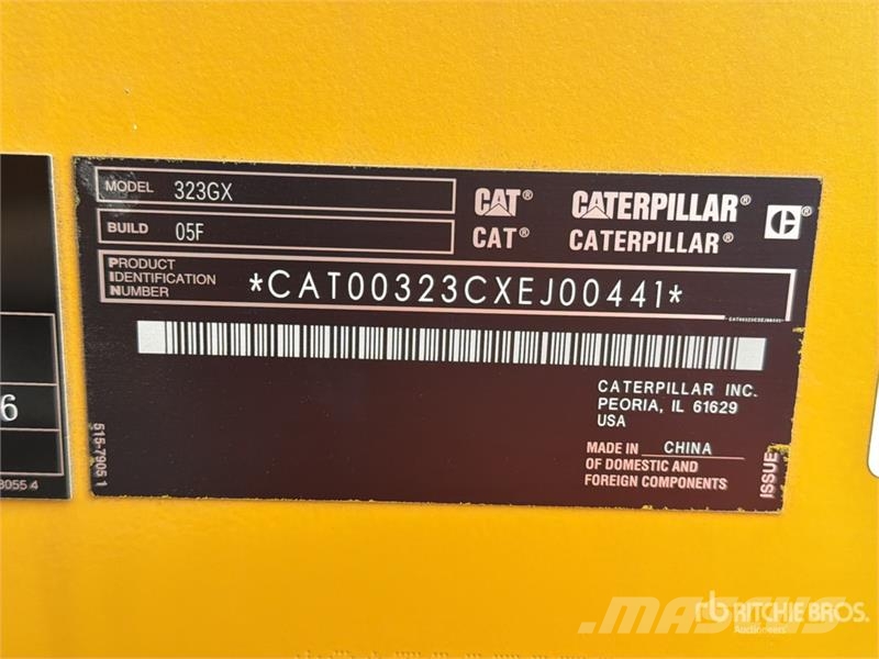 CAT 323GX Excavadora Hidraulica (Sin Usar) / Tracked E Bageri gusjeničari
